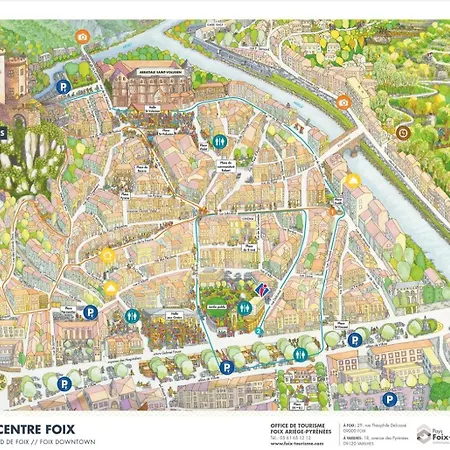 Апартаменты Triplex Avec Vue Sur Place Du Centre Historique.
