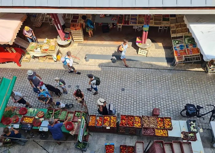 アパート Triplex Avec Vue Sur Place Du Centre Historique. フォワ